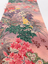 画像をギャラリービューアに読み込む, 水辺の総草花に暈し模様・縮緬