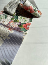 画像をギャラリービューアに読み込む, 色紙重ね花模様幾何波地紋【特短】