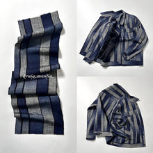 画像をギャラリービューアに読み込む, 縞暈し模様紬【ケニジャン】