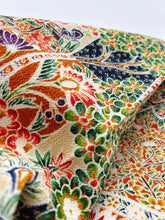 画像をギャラリービューアに読み込む, 鬼しぼ縮緬花模様・小【KBCコラボバッグ】