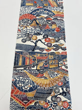 画像をギャラリービューアに読み込む, 型染風景花紋模様【L】