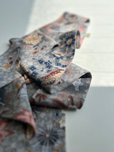 画像をギャラリービューアに読み込む, 手書き風水彩草花模様ちりめん【特短】