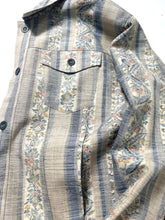 画像をギャラリービューアに読み込む, 縞の唐更紗織模様紬【ケニジャン】