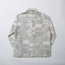 画像をギャラリービューアに読み込む, 格子柵花模様の白大島【S】