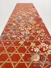 画像をギャラリービューアに読み込む, 橘に扇・籠目模様暈し染め【長丈シュッケニ・丈91㎝】