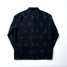 画像をギャラリービューアに読み込む, 5周年・よろめき縞に花幾何学模様【L】