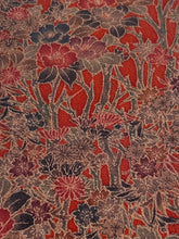 画像をギャラリービューアに読み込む, 鬼しぼ縮緬草花模様【サイドギャザーワンピース】