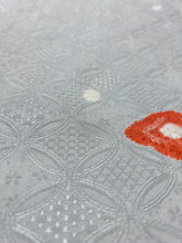 画像をギャラリービューアに読み込む, 七宝地紋に絞り絵【シュッケニ】