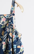 画像をギャラリービューアに読み込む, 型染蝶模様【サイドギャザーワンピース】