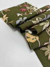 画像をギャラリービューアに読み込む, 鬼しぼ枝葉模様【サイドギャザーワンピース】