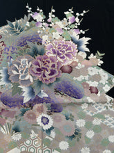 画像をギャラリービューアに読み込む, 【予約品】銀駒刺繍の草花模様【フォーマルシュッケニ】