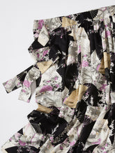 画像をギャラリービューアに読み込む, 扇面花鳥風景模様総斑点地紋【ギャザータイプ】