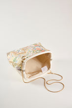 画像をギャラリービューアに読み込む, 町屋風景に四季の草花尽くし模様【大】【西陣まいづる帯】