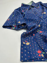 画像をギャラリービューアに読み込む, 新型・紗綾型地紋に刺し子風模様【M】