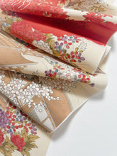 画像をギャラリービューアに読み込む, 家屋菊菖蒲楓流水風景模様【M】