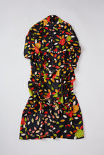 画像をギャラリービューアに読み込む, 鮫小紋地紋に葉・薔薇模様【六つ釦】