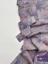 画像をギャラリービューアに読み込む, 縮緬地に暈し草花模様【シュッケニ】