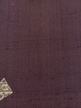 画像をギャラリービューアに読み込む, 幾何学に草花模様手織り節紬【L】