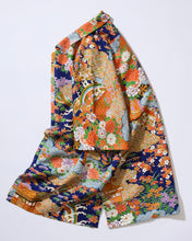 画像をギャラリービューアに読み込む, 紗綾型地紋の御所車古典柄模様【L】