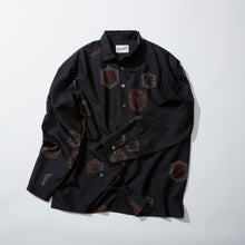 画像をギャラリービューアに読み込む, 飛び柄の花模様大島【L】