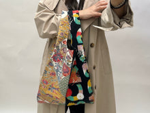 画像をギャラリービューアに読み込む, 型染花鳥模様・大【KBCコラボバッグ】