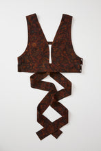 画像をギャラリービューアに読み込む, 水彩風唐草花模様・縮緬