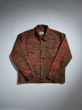 画像をギャラリービューアに読み込む, 赤茶の斑縞紬