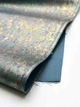 画像をギャラリービューアに読み込む, 箔散らし金彩×濁り青引箔【ケニショ・大】