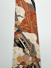 画像をギャラリービューアに読み込む, 七宝地紋に破れ色紙古典柄模様【長丈シュッケニ】