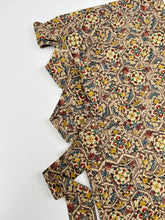 画像をギャラリービューアに読み込む, 変わり亀甲に更紗模様暈し絵【長丈シュッケニ・丈91㎝】