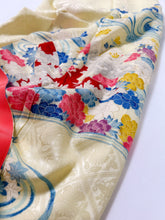 画像をギャラリービューアに読み込む, 【予約品】古典地紋に鶴花尽くし模様(ビンテージ