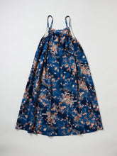 画像をギャラリービューアに読み込む, 膨れ織り地に鳳凰鹿子ヱ霧花模様【サイドギャザーワンピース】