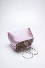 画像をギャラリービューアに読み込む, 藤色に薄錆青磁・桃暈し格子地織 ②【ケニガマ・大】