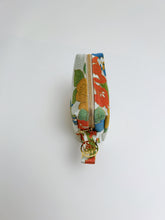 画像をギャラリービューアに読み込む, 藍白大花模様金彩縁【大】