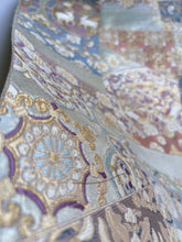 画像をギャラリービューアに読み込む, 唐織・鳥獣花唐草模様金糸【あずま型 中】特上