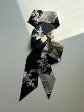 画像をギャラリービューアに読み込む, 扇面花鳥風景模様総斑点地紋【特短】