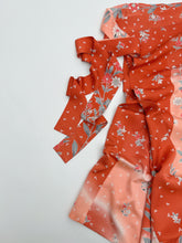 画像をギャラリービューアに読み込む, 紅暈しに草花模様【シュッケニ】