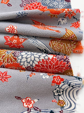 画像をギャラリービューアに読み込む, 松に菊流水花模様・縮緬