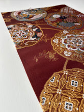 画像をギャラリービューアに読み込む, 本金箔絵皿丸華模様【あずま型 大】