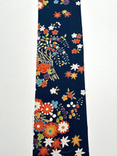 画像をギャラリービューアに読み込む, 鮫小紋地紋に楓菊荻模様【長丈シュッケニ・丈91㎝】