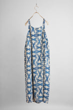画像をギャラリービューアに読み込む, 幾何学蝶模様縮緬【サイドギャザーワンピース】