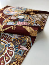 画像をギャラリービューアに読み込む, 本金箔絵皿丸華模様【あずま型 大】