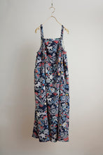 画像をギャラリービューアに読み込む, 手描き縮緬花草模様【サイドギャザーワンピース】