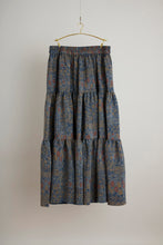 画像をギャラリービューアに読み込む, 杜若色・花縞模様【ティアード】