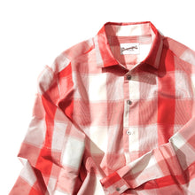 画像をギャラリービューアに読み込む, 二色格子織り模様大島【L】