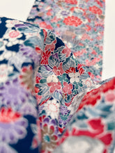 画像をギャラリービューアに読み込む, 白線花尽くし模様【四つ釦】