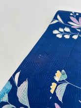 画像をギャラリービューアに読み込む, 変わり菱尽くし地紋に花模様【特短】⚠️キズあり