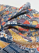 画像をギャラリービューアに読み込む, 型染風景花紋模様【L】