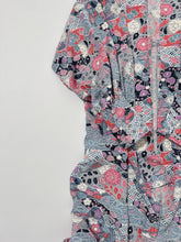 画像をギャラリービューアに読み込む, 縮緬地に辻ヶ花模様【六つ釦】