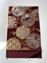 画像をギャラリービューアに読み込む, 本金箔絵皿丸華模様【あずま型 大】